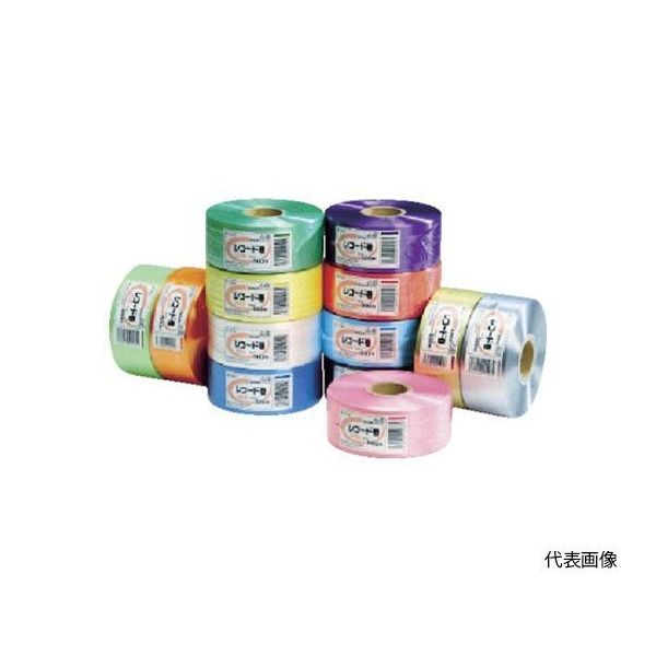 積水成型工業 レコード巻 500m 白 R550W 1巻 61-2793-52（直送品）