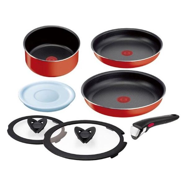 T-fal (ティファール) インジニオ ネオ パプリカレッド 7点セット L15190 1個（直送品） 12,130円