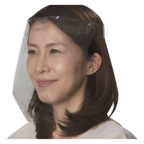 ジェイフィルム 使いきりフェイスシールド(組立式) 25692100 ジェイシールド 2マイX50シート 1箱(2枚入x50シート)（直送品）