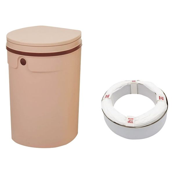 デオペール(おむつ処理ポット)12Lミニ25726904V&A(ブイアンドエイ) JT7556(ライトピンク) 1個（直送品）