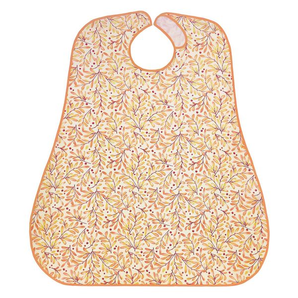 日本エンゼル 食事用エプロン 25664305 T-600(リーフオレンジ) 1枚（直送品）