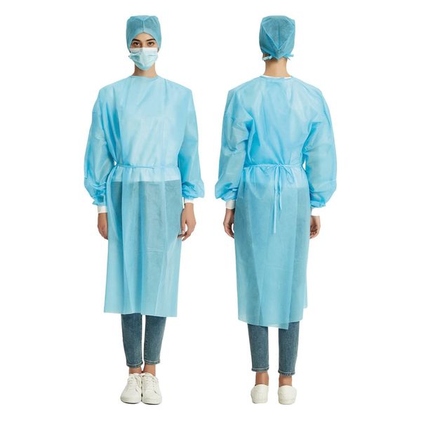 アイソレーションガウン(カフ付) 25696800 トイ(TOY) TOY-ISO-SC-0B(100マイ) 1箱(100入)（直送品）