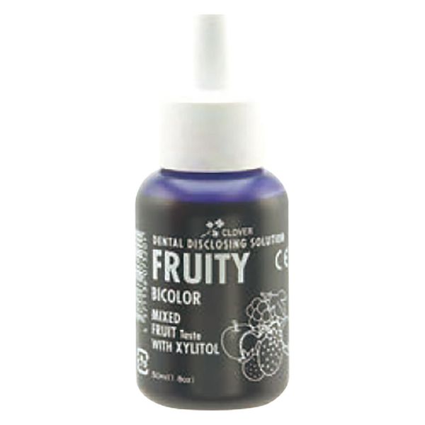 日本ゼトック クローバー歯垢染め出し液 フルーツミックス風味 25660300 50ML(フルーツミックス)バイカラー 1個（直送品）