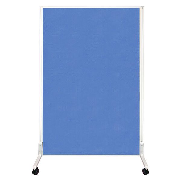 東京ブラインド工業 両面吸音ローパーティションキャスタ付 25735714 W900XH1500MM(スカイブルー) 1台（直送品）