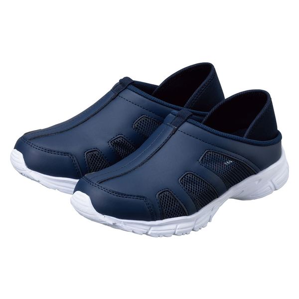 マツヨシ2Wayナースシューズ 25400204 27cm MY-NS1001NA(ALLネイビー) 1足（直送品）