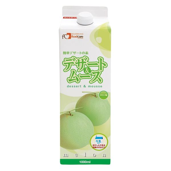 フードケア デザート&ムース(メロン味) 25669906 1L(6ホンイリ) 1箱(6入)（直送品）