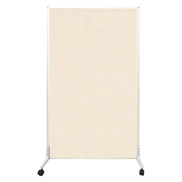 東京ブラインド工業 片面吸音ローパーティションキャスタ付 25735705 W900XH1800MM(アイボリー) 1台（直送品）