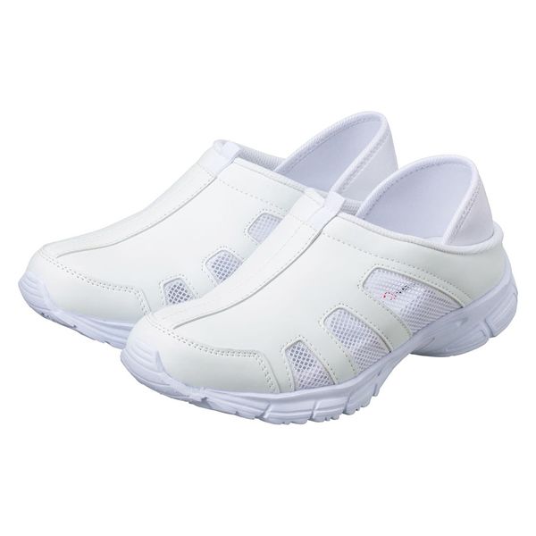 マツヨシ2Wayナースシューズ 25400206 24cm MY-NS1001WH(ALLホワイト) 1足（直送品）