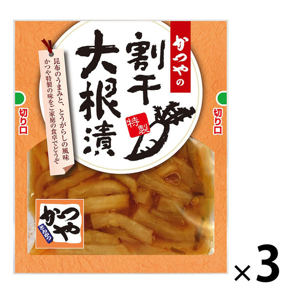 東海漬物 かつやの割干大根漬 90g 1セット（1個×3）とんかつ