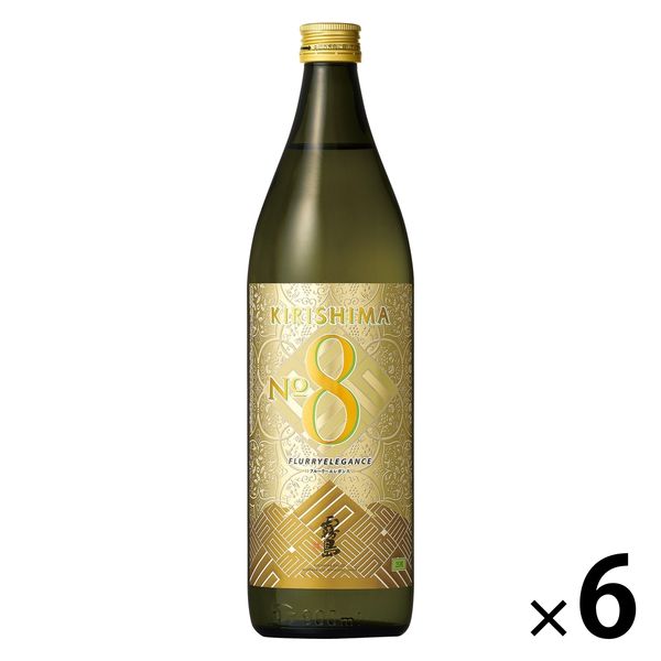 霧島酒造 KIRISHIMA No.8 25 900ml 1セット（1本×6） 芋焼酎 霧島 アスクル