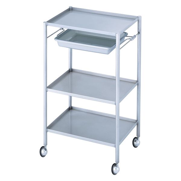 西村製作所 アプリワゴン(シンプルワゴン) 25584700 023(メタリックシルバー) 1台（直送品）