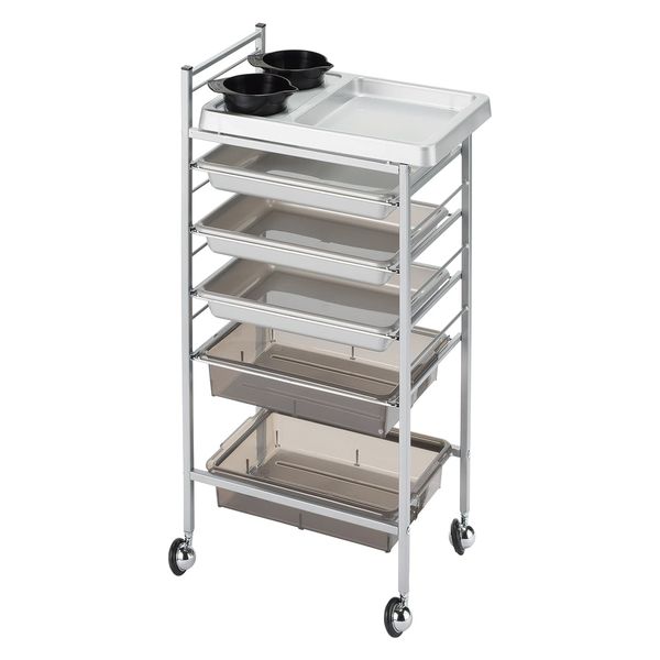 西村製作所 アプリワゴン（カップ付きクリアカラー