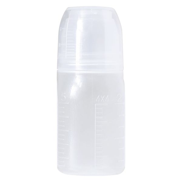 サンケミカル サンケミ4型投薬瓶（計量カップ付） 30mL 凸凹目盛り 25550800 30CC（330ポン）メッキンズミ 1箱（330入）（直送品）