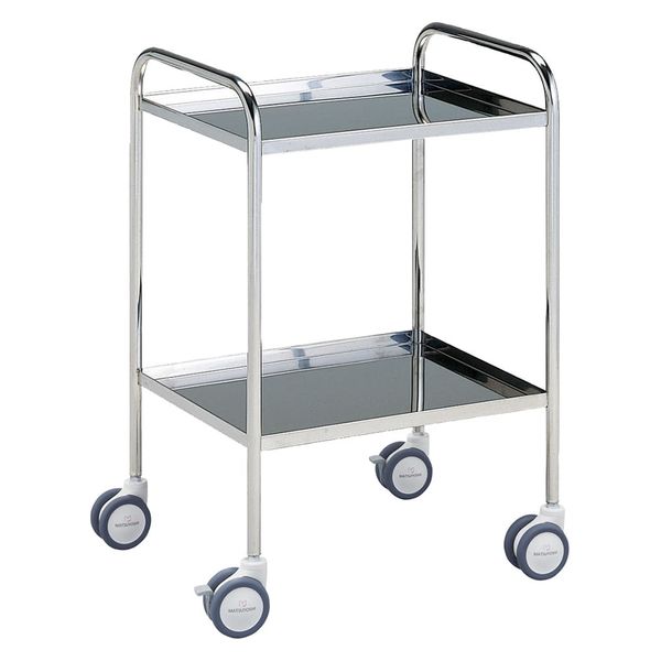 【軒先渡し】西澤医科工業 マツヨシ回診車 逆盆式 01223051 MY-1013(750X450X800) 1台（直送品）