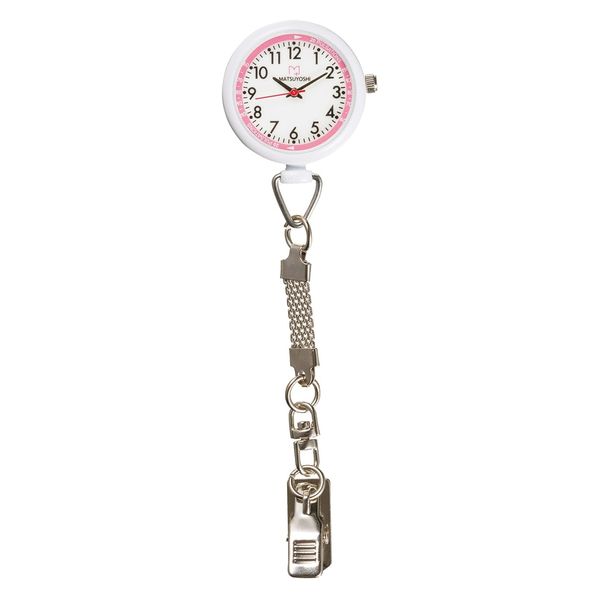 松吉医科器械 マツヨシナースウォッチφ30クリップ 25400900 マツヨシ MY-NS0440WH(ホワイト) 1個（直送品）
