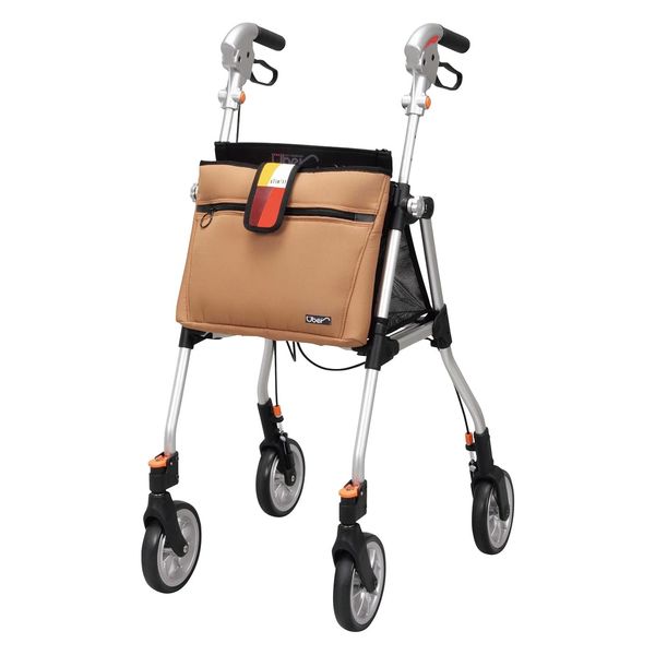 ユーバ産業 スリムフィット歩行車(スタンダード) 25495702 SL-0470(キャメル) 1台（直送品）