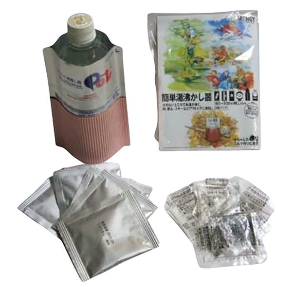 シナジー・インターナショナル 簡単湯沸かし器POT5回セット 25455100 SY1409-1 1箱(5回分x100袋)（直送品）