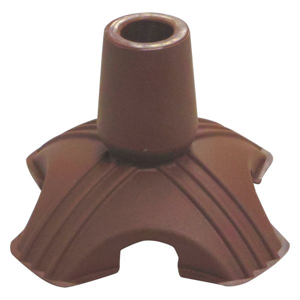 フジホーム ステッキ用替ゴム(4点DX) Φ19mm用 25573703 WB5243(ブラウン)19MMヨウ 1個（直送品）