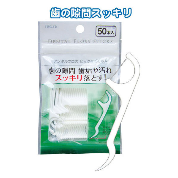 セイワ・プロ デンタルフロスピック付 (ホルダータイプ)50本入