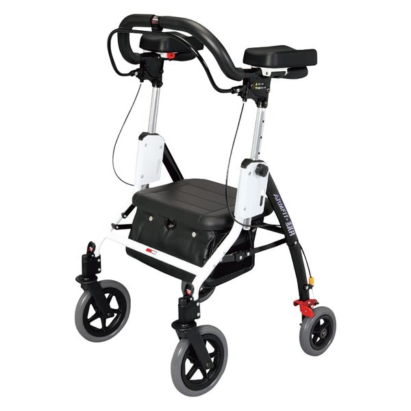 ユーバ産業 歩行車アームフィット 25495301 EXR-698E(ブラック) 1台（直送品）