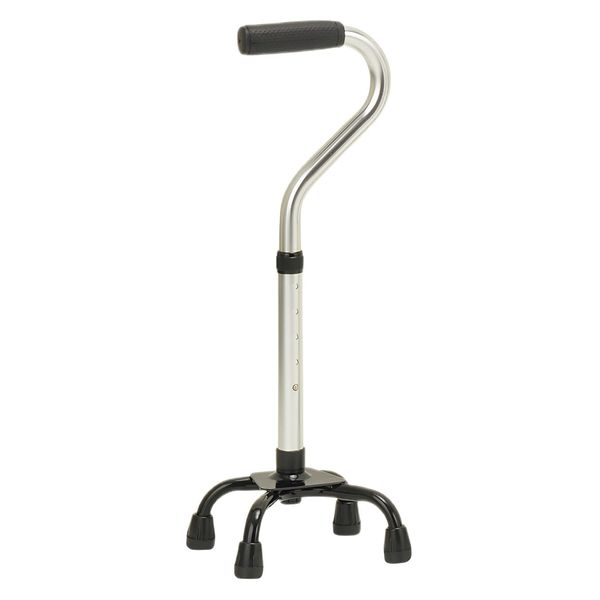 クリスタル産業 スワン型クォードケイン スモールベース 25497004 SQ-305S(シルバー) 1個（直送品）