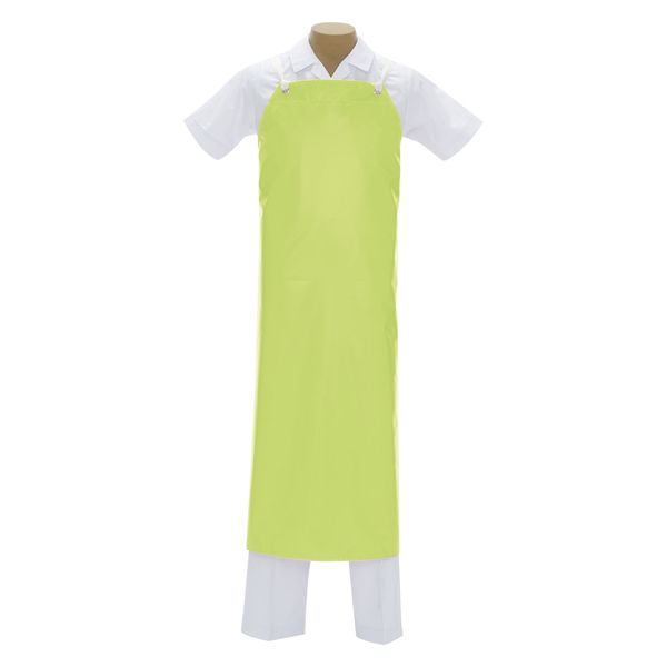 ジンナイ 防水ソフトエプロン(ソフト胸付前掛) 23625900 マスカット 550(M) 1枚（直送品）