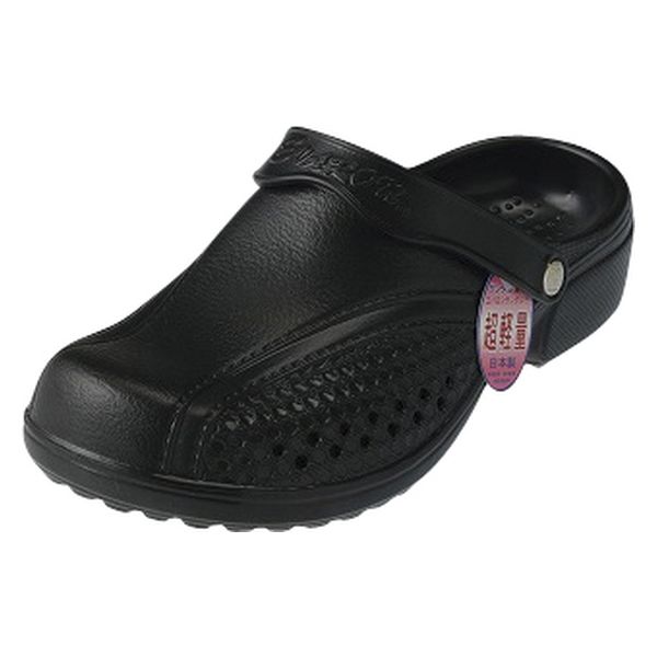 ヒカリ技研工業 エバロンサンダル SAー8(婦人) 24426600 ブラック SA-8(S/22-22.5CM) 1足　ナースシューズ（直送品）