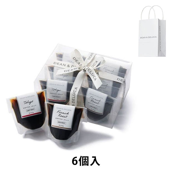 DEAN＆DELUCA コーヒーゼリーアソート6個 1セット 紙袋付き