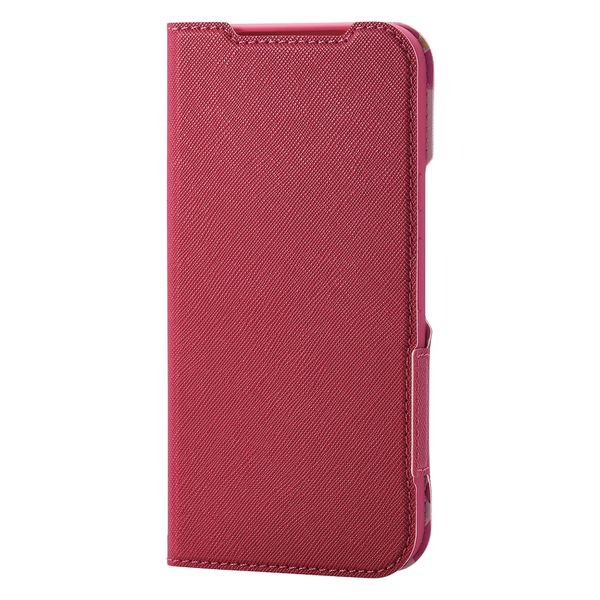 Google Pixel 8a ケース レザー 手帳型 超軽量 ディープピンク PM-P241PLFUJPND エレコム 1個（直送品）