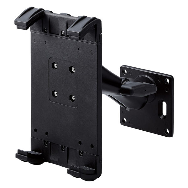 タブレットスタンド (産業用建機向け) アルミ製ホルダー 壁面固定可 ブラック TB-DSARMCM1BK エレコム 1個（直送品）