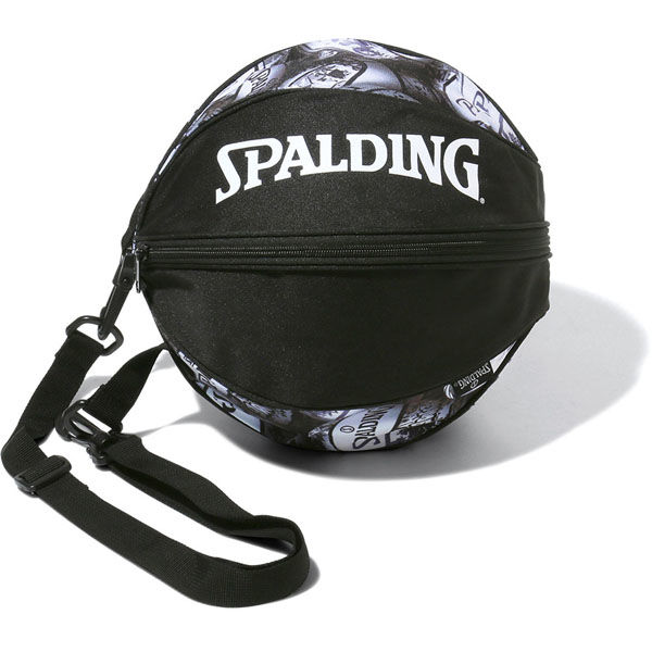 SPALDING(スポルディング) バスケットボール ボールケース ボールバッグ グラフィティ ホワイト 49001GW 1セット（2個）（直送品）  - アスクル