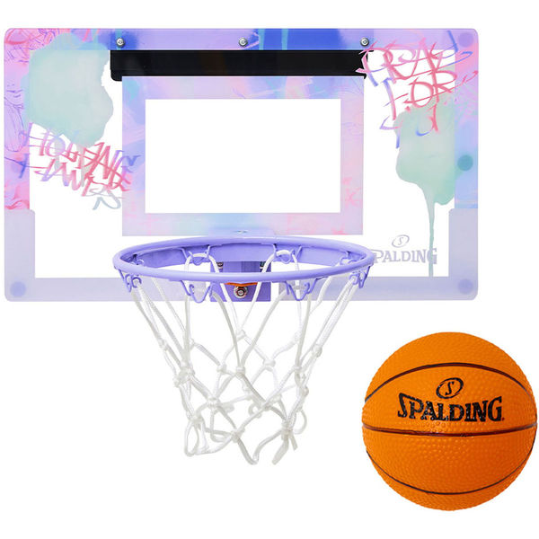 SPALDING(スポルディング) バスケットボール バスケットゴール 藍にいな プレイ スラムジャム マルチ 561042CN 1個（直送品） -  アスクル