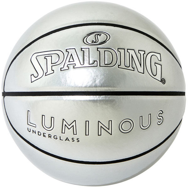 SPALDING(スポルディング) バスケットボール 競技ボール ルミナス アンダーグラス 7号球 シルバー 77433J 1球（直送品） - アスクル