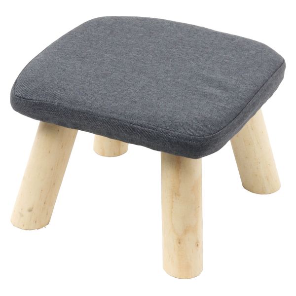 ファブリックスツール2-ショート ネイビー LAKOLE/ラコレ - アスクル