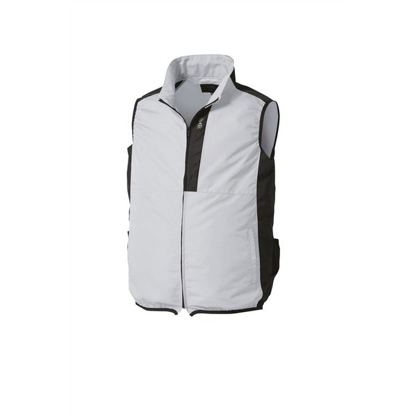 空調服 ベスト シルバー×レッド 18Vファンバッテリーセット 3L KU92250-K30-3L-SK23011R7 1SET(直送品)