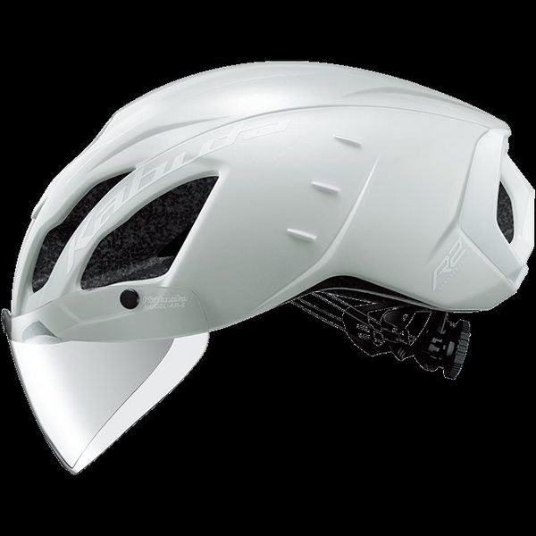 オージーケーカブト ヘルメット AEROーR2 XS/S(54ー56cm) オールホワイト 20625160 1個（直送品）