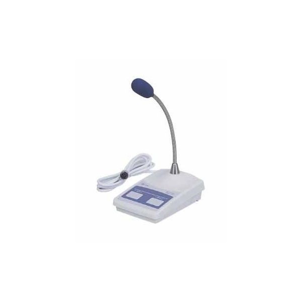 【限定販売】 ケアコム 卓上マイク(2系統用) 1個（直送品 AMO-312 AMOー312 配信機器・PA機器・レコーディング機器