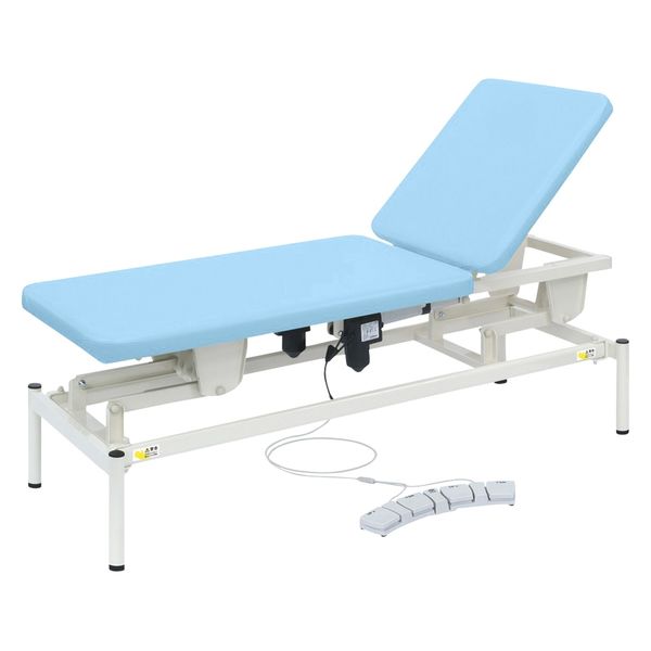 【軒先渡し】高田ベッド 2M電動リモス 25298102 ビニルレザースカイブルー TB-1516(70X180CM) 1台（直送品）