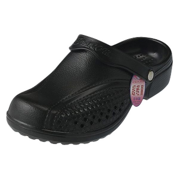 ヒカリ技研工業 エバロンサンダル SAー8(紳士) 24426604 ブラック SA-8(M/25-25.5CM) 1足　サンダル　メンズ（直送品）