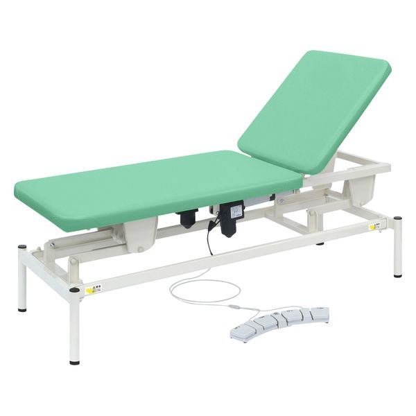 【軒先渡し】高田ベッド 2M電動リモス 25298102 ビニルレザーライトグリーン TB-1516(70X180CM) 1台（直送品）