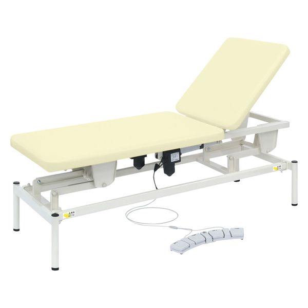 【軒先渡し】高田ベッド 2M電動リモス 25298101 ビニルレザークリーム TB-1516(65X180CM) 1台（直送品）