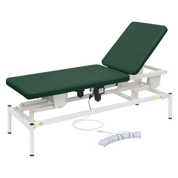 【軒先渡し】高田ベッド 2M電動リモス 25298102 ビニルレザーメディグリーン TB-1516(70X180CM) 1台（直送品）