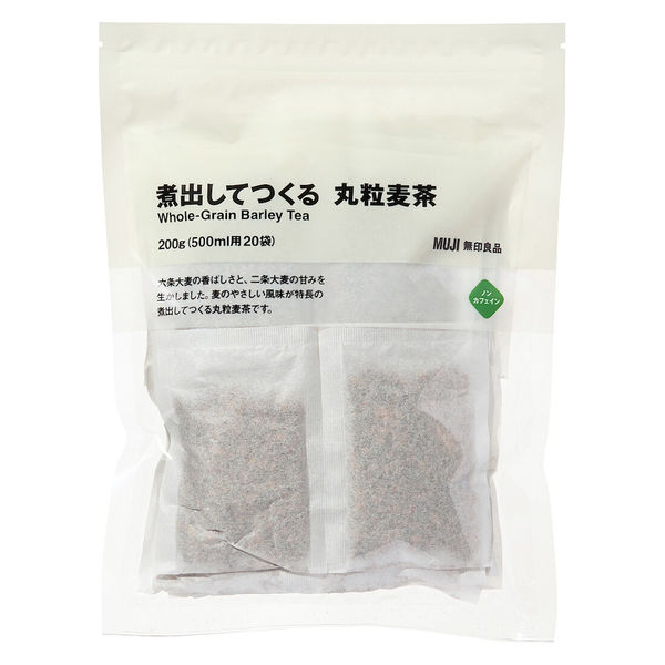 無印良品 煮出してつくる 丸粒麦茶 200g（500ml用20袋） 良品計画