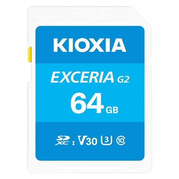 KIOXIA  ＵＨＳーＩ対応　Ｃｌａｓｓ１０　ＳＤＸＣメモリカード　６４ＧＢ KSDU-B064G（直送品）