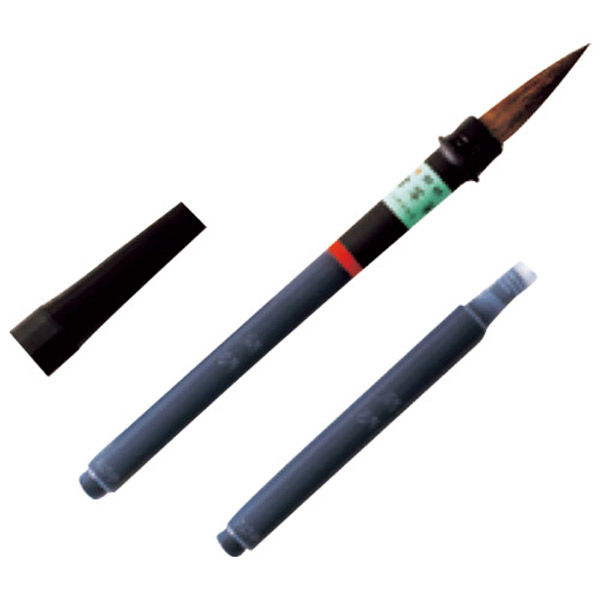 開明 カートリッジ太筆 FU2001 書写筆 1セット(3本)（直送品）