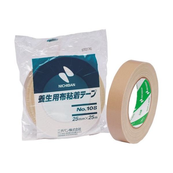 ニチバン 養生用布粘着テープ108―100 100mmX25m 108-100 1巻 205-1313（直送品）