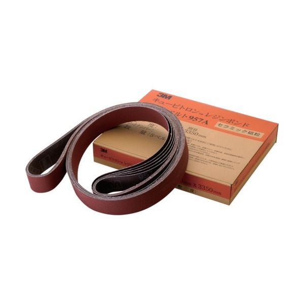 3M 【受注製造品】レジンボンドクロスベルト #60 100X915mm 957A 60 100X915 FL 1セット(50本)（直送品）