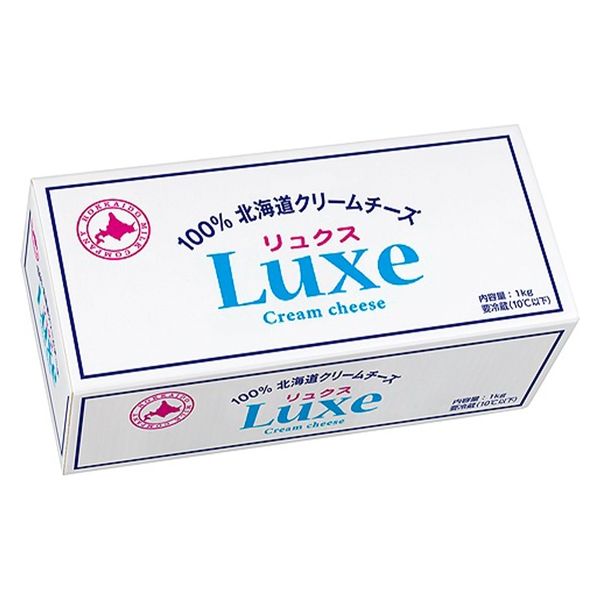 冷蔵] 北海道乳業 Luxe 1kg×2箱 4976750572516 1セット(2箱