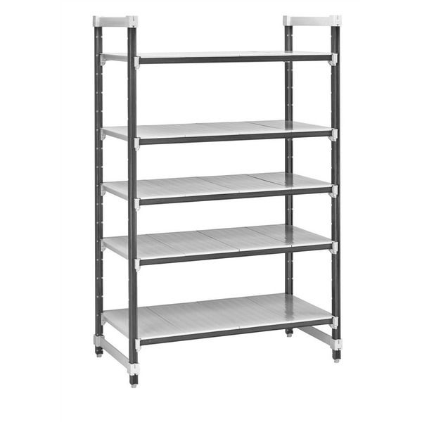 CAMBRO EXシェルフ(ソリッド5段) EXU246064S5 1台（直送品）