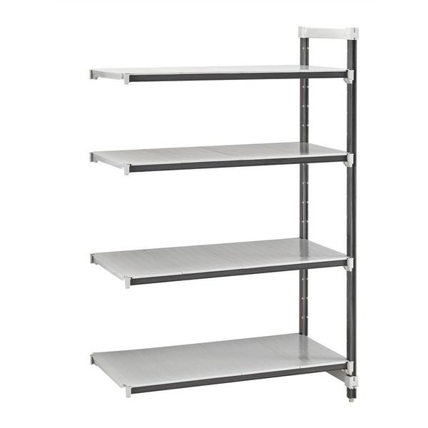 CAMBRO EXシェルフ(コーナーソリッド 4段) EXC142484S4 1台（直送品） 31,853円